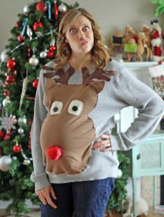 
                    
                        Running With Scissors: Ugly Christmas Sweater: Maternity. HA HA HA @Lesley Howard I am so buying this for you!!!!!
                    
                