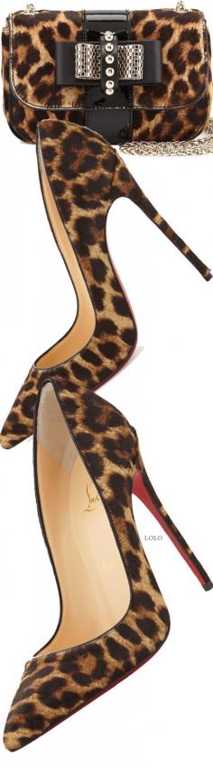 
                    
                        Christian Louboutin Classic High Heel Pumps and Clutch
                    
                