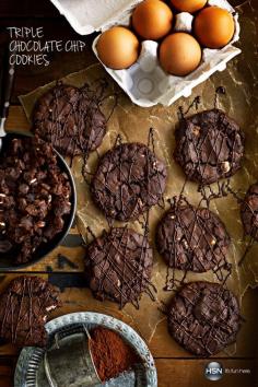 
                    
                        Triple chocolate cookies – need we say more? Learn how to make these on our blog! In a season full of sweets, set a new standard with these decadent beauties that are sure to stand out. We see ourselves baking these all-year long!
                    
                