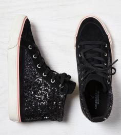 
                    
                        Glittery Hi-Top Sneaker
                    
                