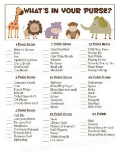 
                    
                        What's In Your Purse Baby Shower Game Jungle by PhotoGreetings
                    
                