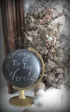 
                    
                        Pottery Barn Inspired "Joy to the World" Globe from the Crazy Craft Lady
                    
                
