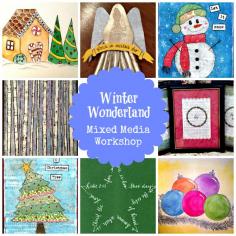 
                    
                        Winter Wonderland Mixed Media Workshop - great last-minute gift idea!
                    
                