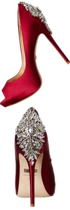 
                    
                        Badgley Mischka Kiara RED Pump
                    
                