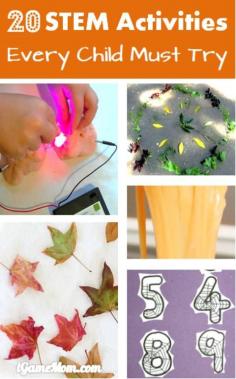 
                    
                        20 STEM activities every child must try this fall
                    
                