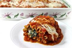 
                    
                        Skinny vegetarian lasagna roll-ups (traditional) from Skinny Kitchen
                    
                