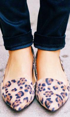 
                    
                        The best thing about these leopard flats? They can be dressed up for day or night.
                    
                