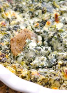 
                    
                        Clean Eating Baked Spinach Feta Dip -- Feel good about sharing it with your friends. You can prep this dip in advance and it is gluten free.
                    
                