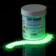 
                    
                        Edible glow in the dark glitter for cakes~~need this for gruesome goodies!
                    
                