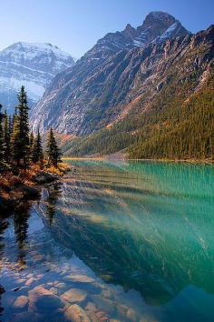 
                    
                        Mt. Edith Cavell and Cavell Lake, Jasper
                    
                