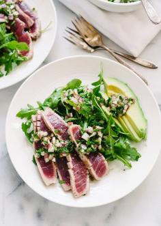 
                    
                        Seared Ahi Tuna with Chimichurri, Arugula, and Avocado | 31 Delicious Things To Cook In May
                    
                