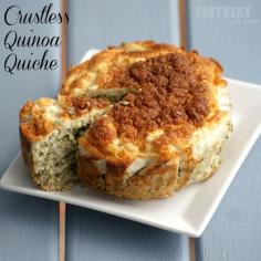 
                    
                        Spinach and Ricotta Crustless Quinoa Quiche
                    
                