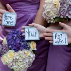 
                    
                        Love the sticky notes idea for the bridesmaids!
                    
                