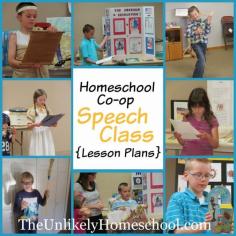 
                    
                        Homeschool Co-op Speech Class {Lesson Plans} The Unlikely Homeschool
                    
                