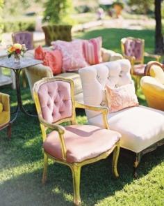 
                    
                        Consider renting vintage settees and upholstered chairs for a small ceremony
                    
                