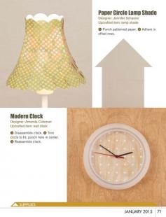 
                    
                        Modern Clock IKEA RUSCH clock hack by Amanda Coleman Paper Crafts & Scrapbooking - January 2015 - Page 71
                    
                