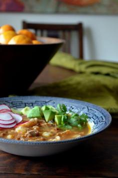 
                    
                        Turkey Posole With Toasted Guajillo Pepper Salsa #CookCL
                    
                