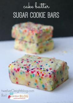 
                    
                        Cake Batter Sugar Cookie Bars | TodaysCreativeBlo...
                    
                