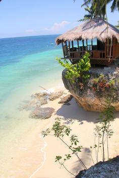 Oslob, Philippines. Beach hut