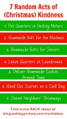 
                    
                        7 Random Acts of (Christmas) Kindness | blog.ashleypichea...
                    
                