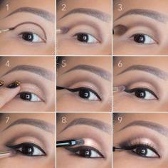 
                    
                        Soft, rose gold, smokey eye tutorial. Good for hooded eyelids or monolids on Asian eyes. Products and instructions in the link. Wedding makeup, special occasion, evening makeup.
                    
                