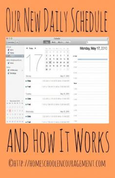 
                    
                        My New Daily Schedule and How It Works Homeschool Encouragement
                    
                