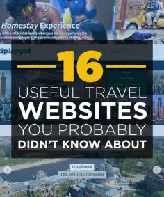 
                    
                        16 Useful Travel Websites You Probably Didn't Know About
                    
                