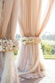 
                    
                        Beautiful sheers with rose tie backs.
                    
                