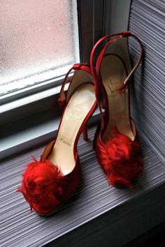 
                    
                        red Christian Louboutins
                    
                