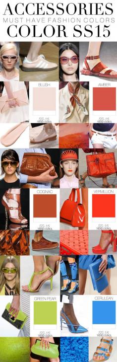 TREND COUNCIL- ACCESSORIES Color trends SS 2015