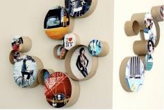 
                    
                        This easy art display was made with paper towel and toilet paper rolls. | 33 Impossibly Cute DIYs You Can Make With Things From Your Recycling Bin
                    
                