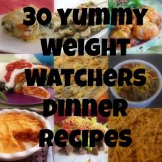 
                    
                        30 Weight Watchers DINNER Recipes
                    
                