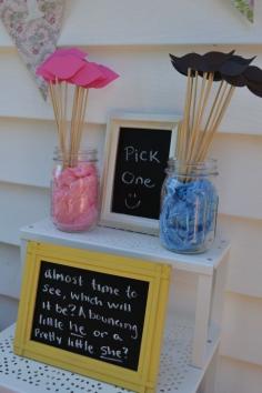 
                    
                        gender reveal party idea; "bouncing little he" or "pretty little she" ---> boys bounce = active; girls = pretty
                    
                