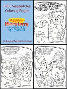
                    
                        VeggieTales Coloring Pages - Merry Larry and the True Light of Christmas
                    
                