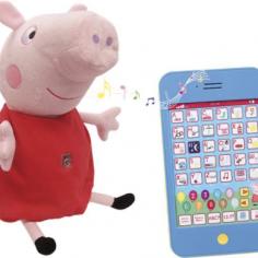 "Peppa Pig" peluche interactivo con tablet