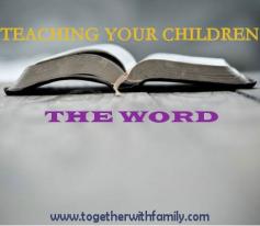 
                    
                        Why it is so important to teach our children God's Word and how to do it! This is my Sunday post for 31 Days of Intentional Parenting!
                    
                