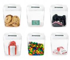
                    
                        The Kitchen Safe is a container that locks, without an override, to stow your treats from one minute to 10 days—so you don't immediately inhale a bag of chips after you take it home from the store.
                    
                