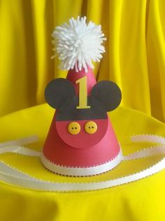 Mickey Mouse 1st Birthday hat