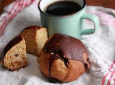 
                    
                        Molasses Glazed Buns: molasses infused buns full of dried fruit and topped with a great glaze.
                    
                