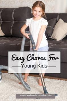 
                    
                        Easy chores for young children! Get them involved and watch their self esteem sore!
                    
                