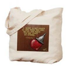 
                    
                        Tin Man Quote Tote Bag / Check Out the other items that are printed.
                    
                