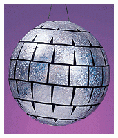 
                    
                        sparkling disco ball pinata. I kind of love this idea. It could be a new tradition..
                    
                