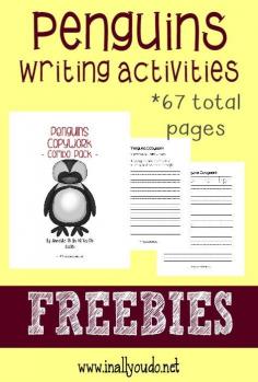 
                    
                        Get your kids excited with these fun Penguins writing activities!! 67 total pages of Copywork, Writing Prompts & Draw-then-Write activities. :: www.inallyoudo.net
                    
                
