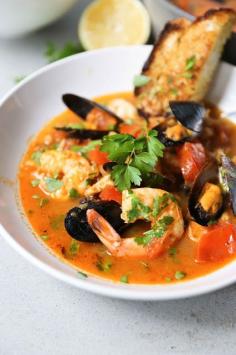
                    
                        Feasting at Home: Summer Seafood Stew (with chorizo and fennel)
                    
                