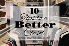 
                    
                        10 Tips to a Better Closet | Confessions of a Serial Do-it-Yourselfer
                    
                