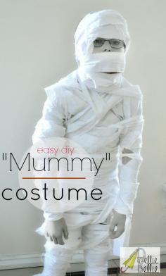 Handmade Halloween mummy costume