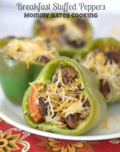 
                    
                        Breakfast Stuffed Peppers I Mommy Hates Cooking
                    
                