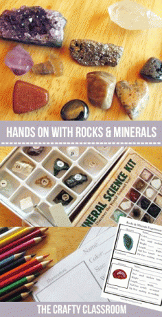 
                    
                        Rocks and Minerals Discovery Day.  Ideas and printables for 6 different stations you can set up for hands on learning in your classroom!
                    
                