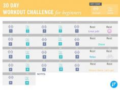
                    
                        30-day fitness challenge to get back in shape. Download this workout calendar and follow the plan for 30 days.
                    
                