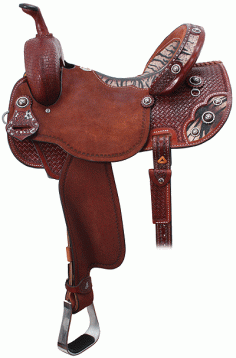 
                    
                        Zebra Barrel Saddle Double J Saddlery
                    
                